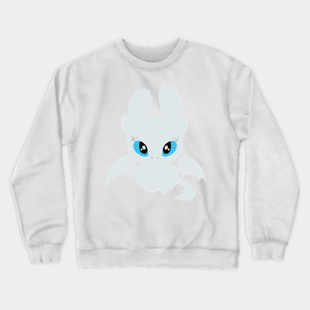 Light Fury - How to train your dragon Crewneck Sweatshirt by khoipham